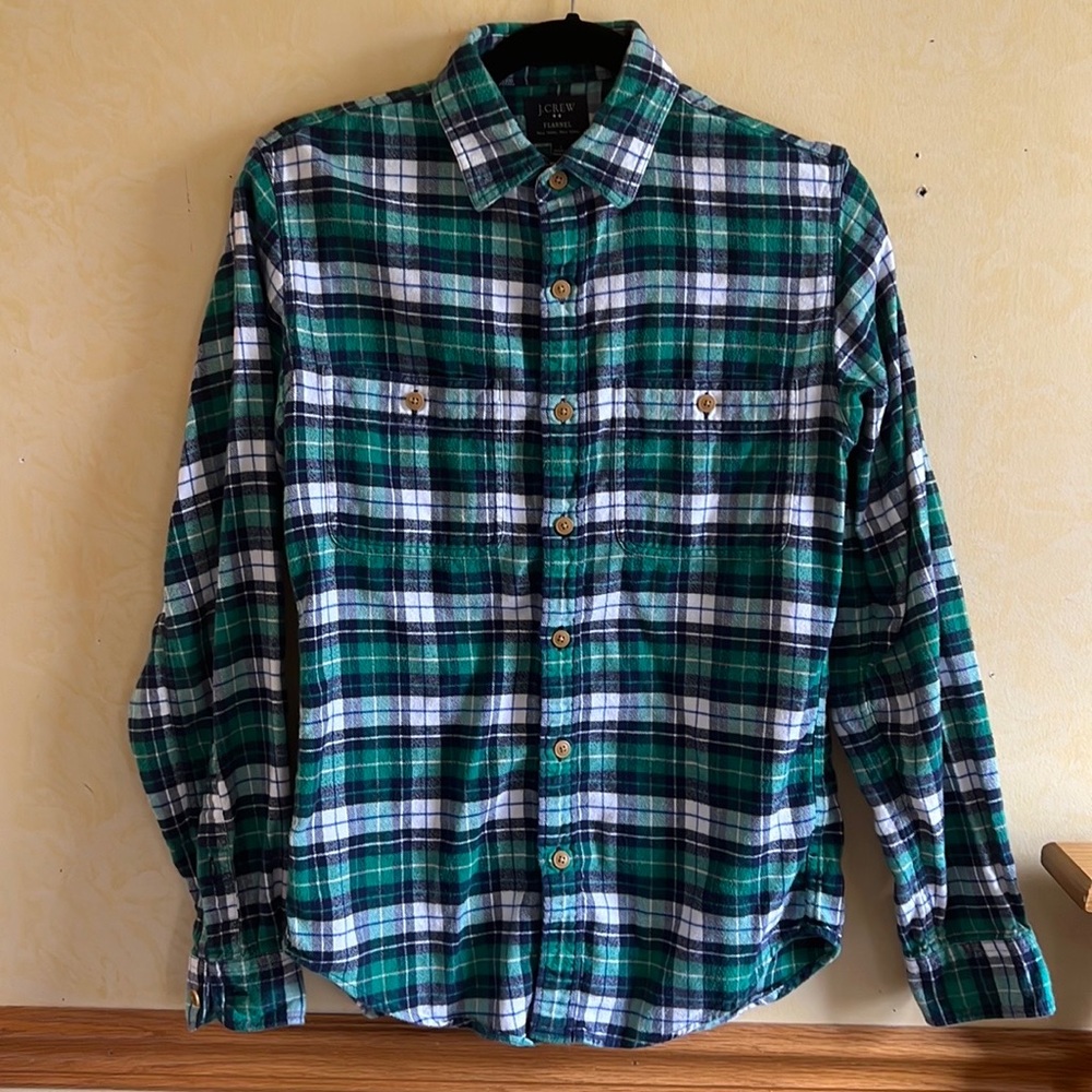 J Crew Flannel Buttondown